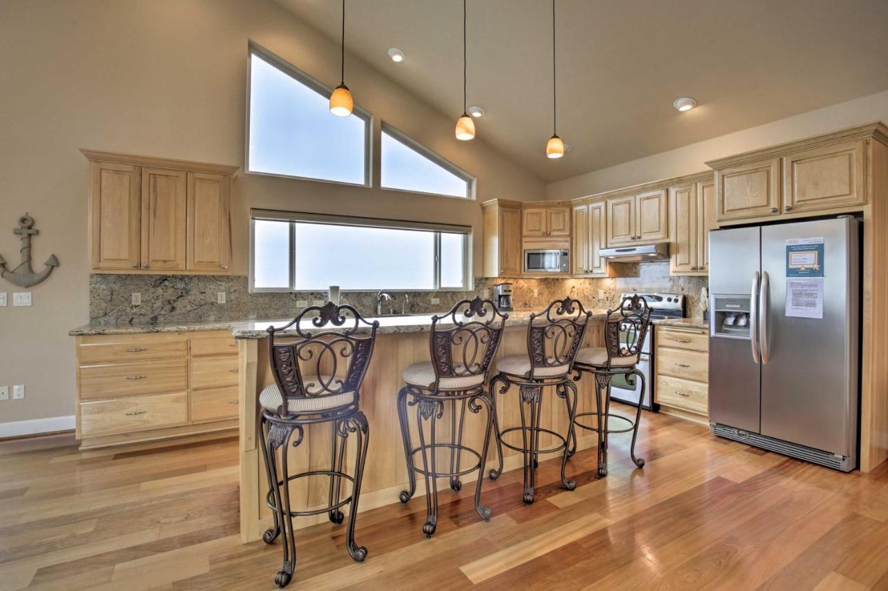 Oceanfront South Beach Home With Hot Tub And Sauna 纽波特 外观 照片